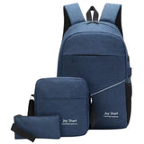 Set de mochila escolar con lonchera, lapicera y audífonos — imagen 4 de 8