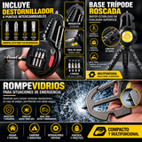 Lámpara mosquetón multiherramienta LED con destornillador y rompevidrios — imagen 5 de 6