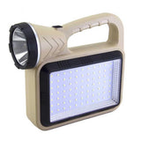 Linterna solar portátil con power bank y control de carga para camping — imagen 1 de 4