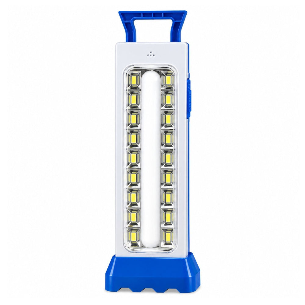 Lámpara LED de emergencia recargable con 30 LED SMD y luz de tubo