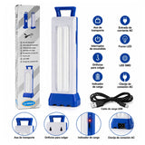 Lámpara LED de emergencia recargable con 30 LED SMD y luz de tubo — imagen 2 de 4