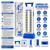 Lámpara LED de emergencia recargable con 30 LED SMD y luz de tubo — imagen 4 de 4