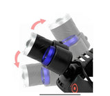 Lámpara minera con 4 modos, zoom y cabezal ajustable a 90 grados — imagen 2 de 3