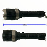 Lámpara LED T6 con zoom ajustable y rompevidrios oculto en la base — imagen 2 de 2