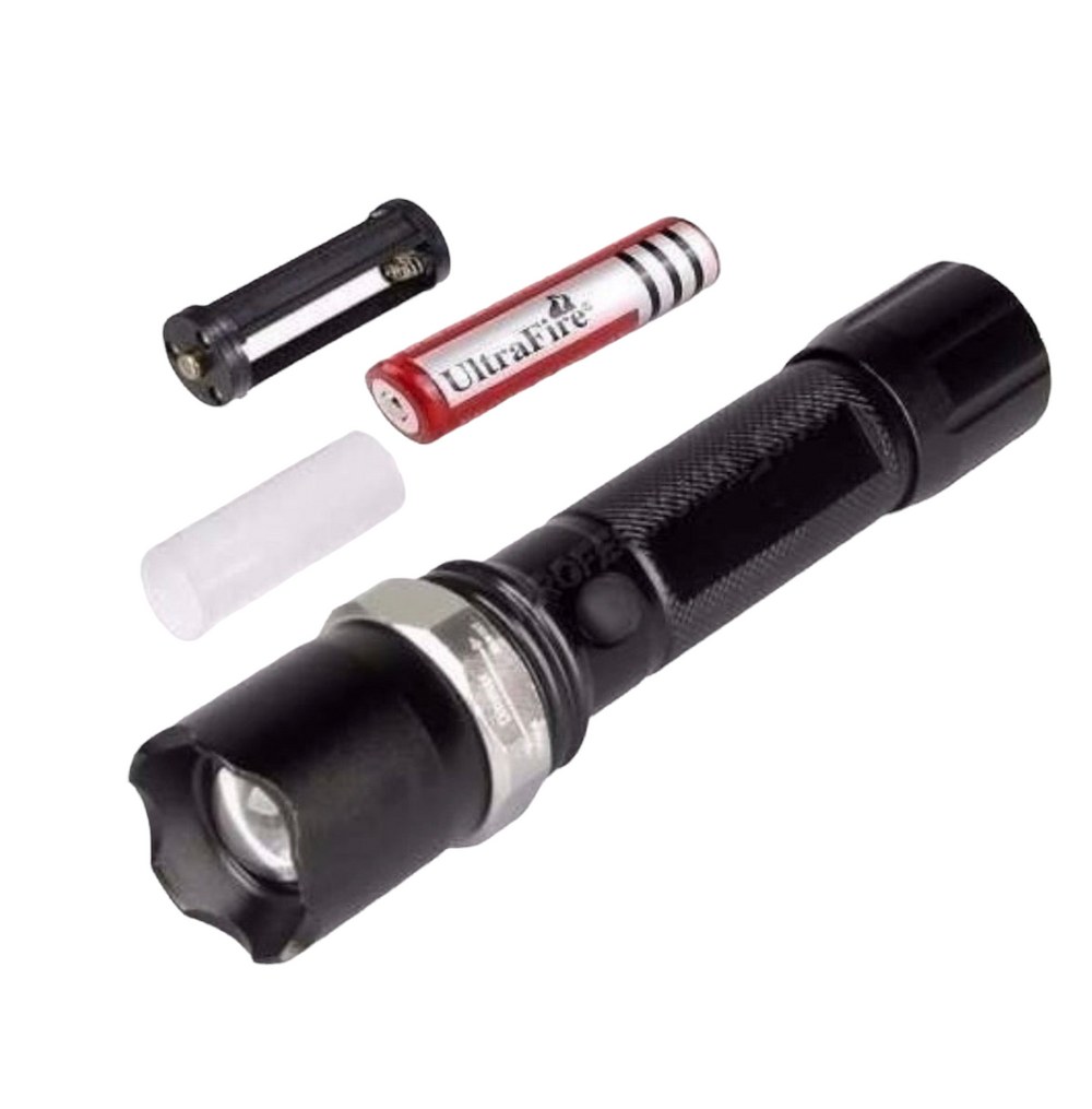 Lámpara LED Cree recargable de 2000 lúmenes con zoom ajustable