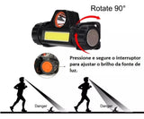 Linterna frontal LED con imán integrado y 2 modos de luz — imagen 3 de 4