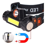 Linterna frontal LED con imán integrado y 2 modos de luz — imagen 4 de 4