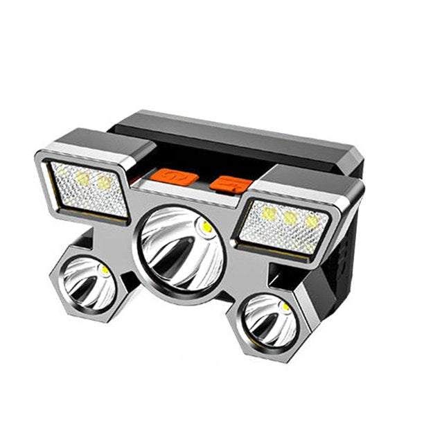 Lámpara de cabeza LED de 4 pasos con carga USB
