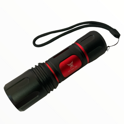 Lámpara de mano LED T9 con 4 modos de iluminación
