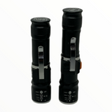 Mini lámpara táctica USB de 1200 lúmenes con clip y zoom — imagen 4 de 4