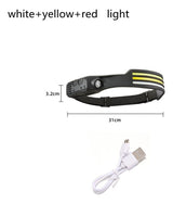 Luz frontal LED con 8 modos en blanco, ámbar y rojo — imagen 3 de 3