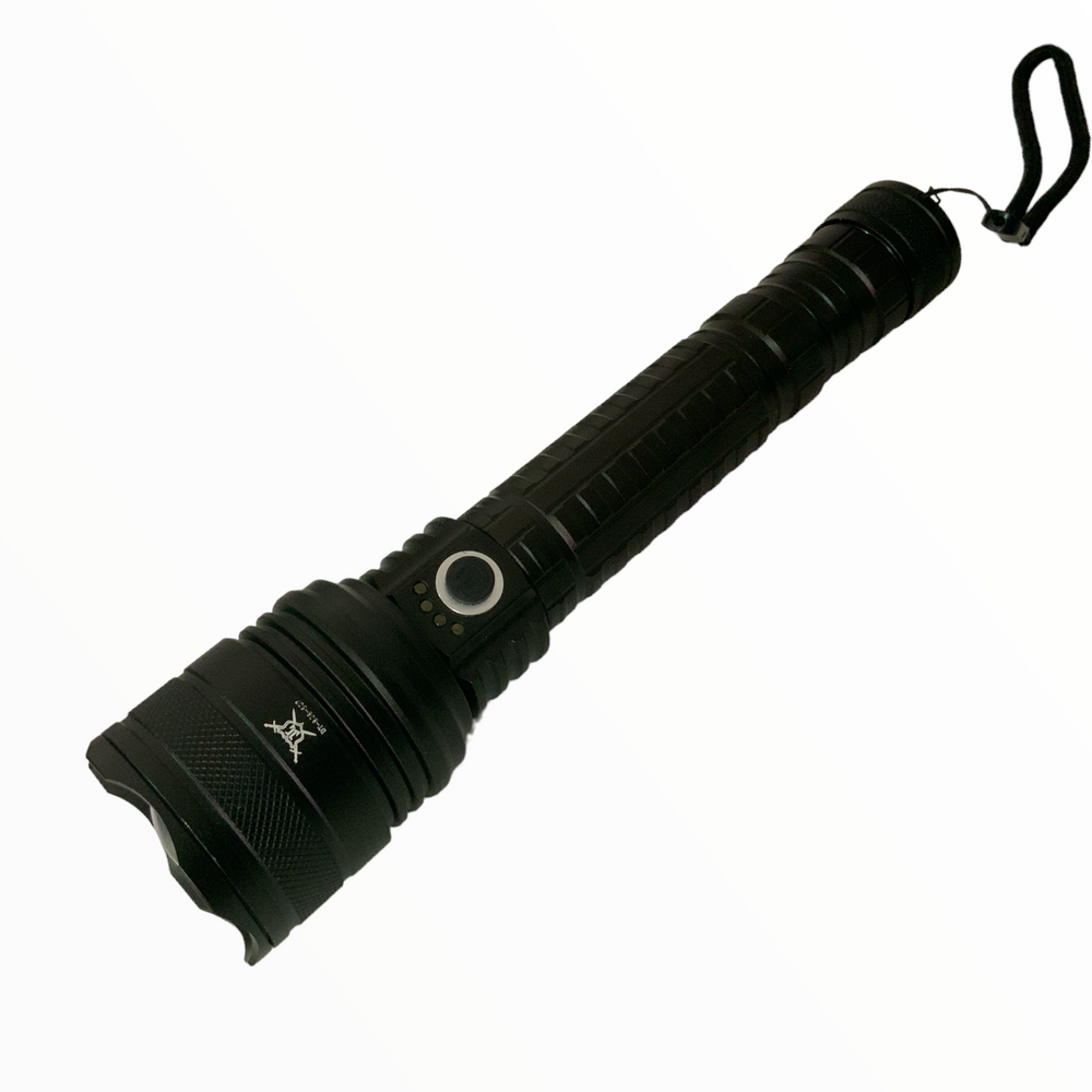 Lámpara LED T9 con zoom, control de carga y recarga por USB