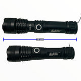 Lámpara LED T9 de 5000 lúmenes con zoom, 5 modos y carga USB — imagen 2 de 3