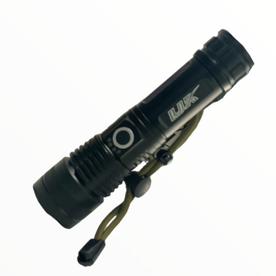 Lámpara LED T9 de 5000 lúmenes con zoom, 5 modos y carga USB