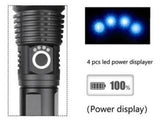 Lámpara LED T9 de 5000 lúmenes con zoom, 5 modos y carga USB — imagen 3 de 3