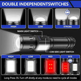 Lámpara LED T180 de 10000 lúmenes con luz COB y power bank — imagen 2 de 3