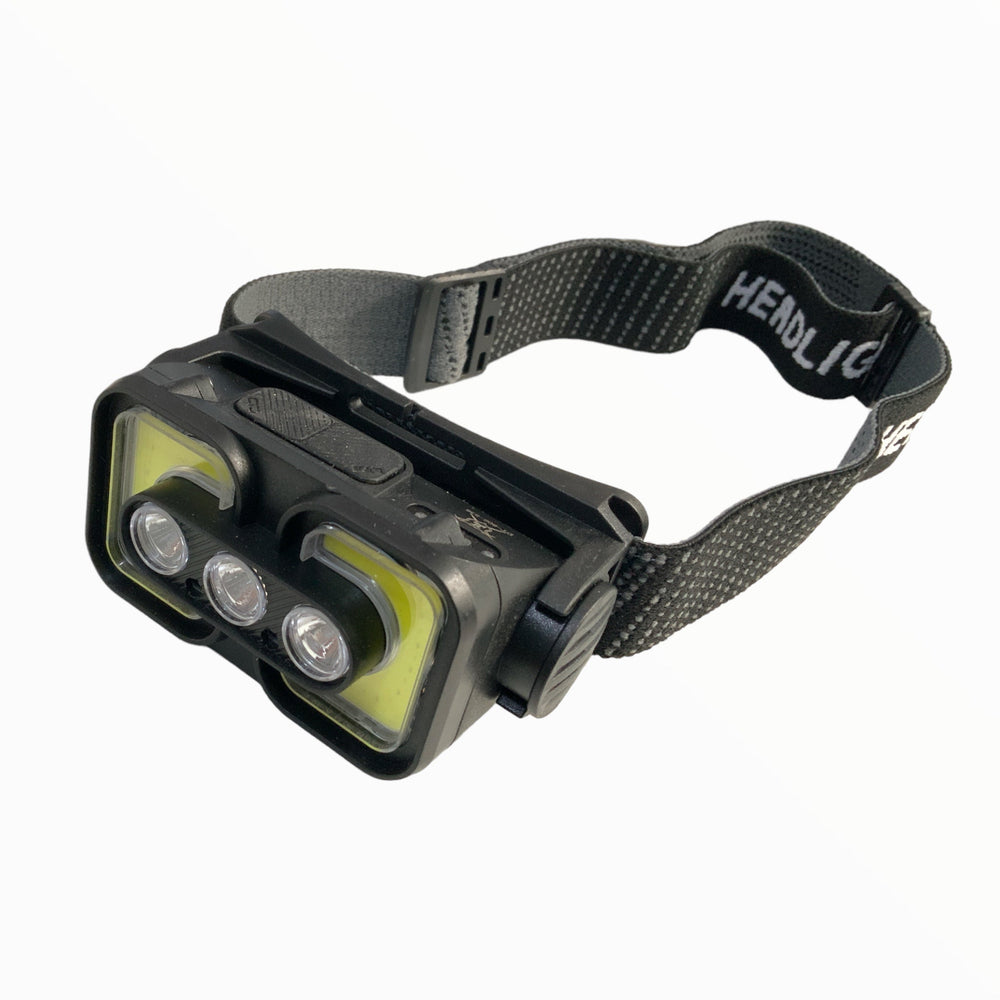 Luz frontal LED blanca y roja con 6 modos e indicador de carga
