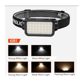 Linterna frontal LED con 5 modos de iluminación — imagen 2 de 4