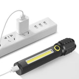 Lámpara LED recargable con luz COB lateral, en 3 o 4 modos — imagen 2 de 6
