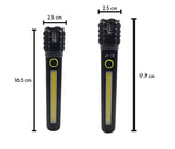 Lámpara LED recargable con luz COB lateral, en 3 o 4 modos — imagen 5 de 6