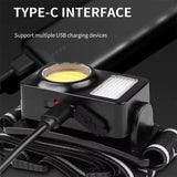 Linterna frontal recargable USB-C con 3 modos y resistencia IPX4 — imagen 2 de 6