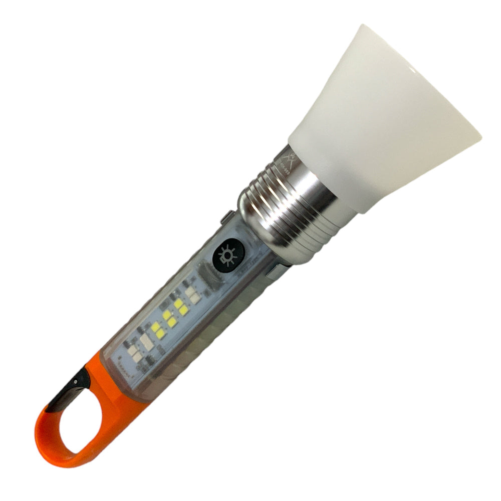 Lámpara LED con cono de señal, cob lateral y efecto patrulla