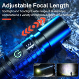Lámpara LED con función power bank, zoom y resistencia al agua — imagen 3 de 5
