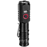 Linterna LED de 3 modos con base magnética y clip de sujeción — imagen 1 de 3