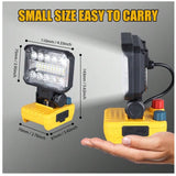 Luz de trabajo LED inalámbrica 18V con función power bank — imagen 2 de 8
