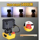 Luz de trabajo LED inalámbrica 18V con función power bank — imagen 3 de 8