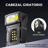 Mini linterna giratoria con efecto patrulla y función power bank — imagen 2 de 8