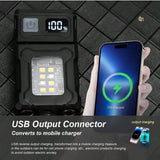 Mini linterna giratoria con efecto patrulla y función power bank — imagen 8 de 8