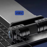 Linterna rotativa cabeza-mano con 6 modos de luz y carga USB-C — imagen 3 de 6