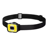 Mini lámpara minera LED compacta con luz blanca, amarilla y efecto patrulla — imagen 1 de 5