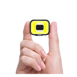 Mini lámpara minera LED compacta con luz blanca, amarilla y efecto patrulla — imagen 5 de 5