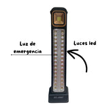 Lámpara de emergencia con panel solar y hasta 4000 lúmenes — imagen 2 de 6