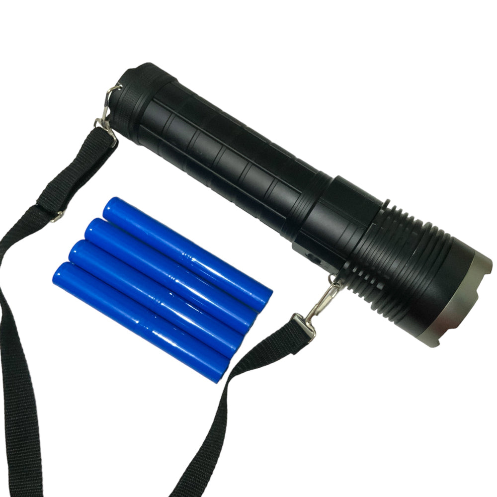 Maxi lámpara LED con super zoom y función power bank