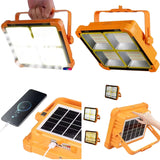 Reflector solar LED portátil de 4 paneles con función power bank — imagen 3 de 4