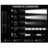 Lámpara LED de aluminio IPX4 con 5 modos de iluminación — imagen 5 de 5
