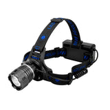 Lámpara minera con zoom telescópico y luz trasera de seguridad COB — imagen 1 de 7