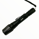 Lámpara LED T9 con zoom ajustable y clip de sujeción — imagen 1 de 2