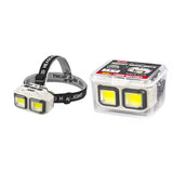 Lámpara frontal LED COB con sensor de movimiento y 4 modos de luz — imagen 1 de 6