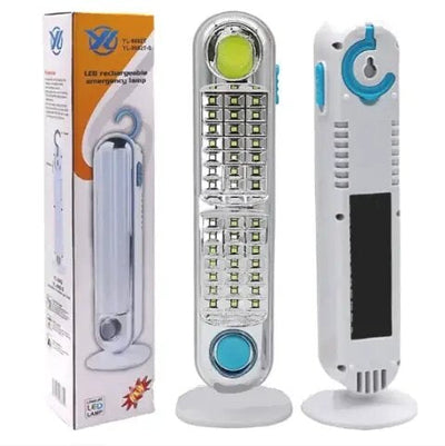 Lámpara de emergencia LED con panel solar integrado