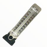Lámpara LED de emergencia recargable con base soporte — imagen 3 de 4