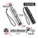Puntero láser 3 en 1 con luz UV y linterna recargable USB para mascotas — imagen 3 de 5
