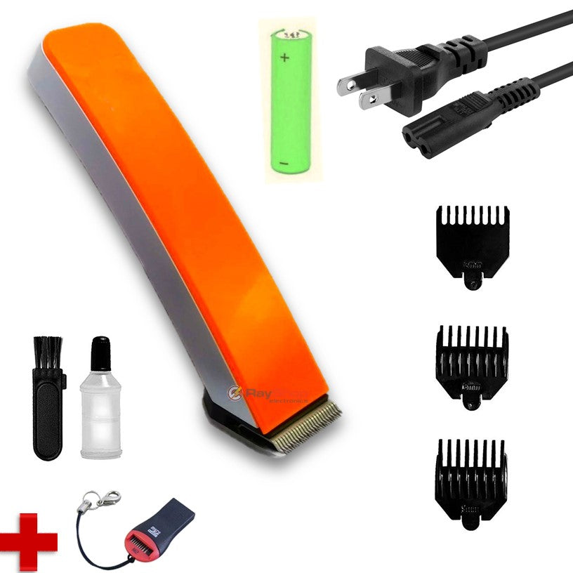 Rasuradora eléctrica recargable para barba y cabello