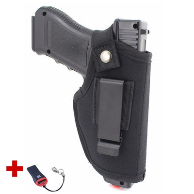Funda de porte oculto ambidiestra con clip metálico de nylon 800D