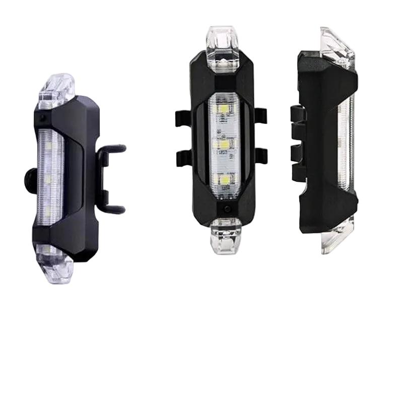 Luz trasera multicolor para bicicleta resistente al agua con hasta 12 horas de batería