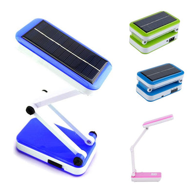 Lámpara de escritorio LED plegable y recargable con control de intensidad