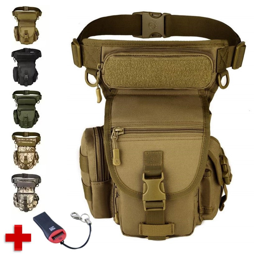 Piernera táctica militar de nylon en varios colores, resistente al agua
